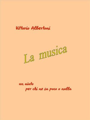 cover image of La musica